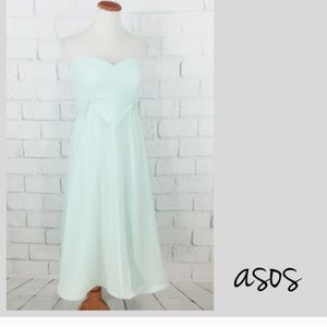 ASOS sweetheart neckline chiffon dress